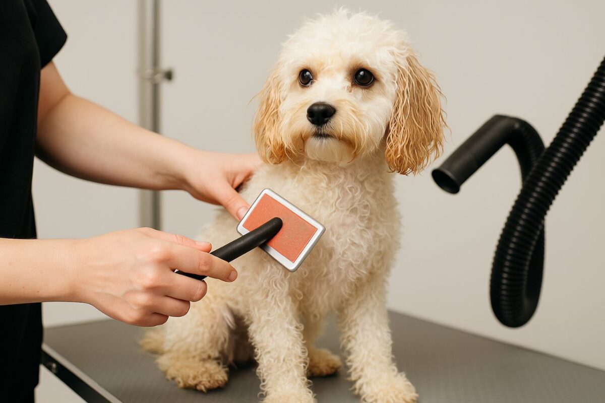 Cavapoo grooming can present challenges like matting or sensitive skin.