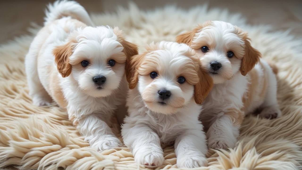 Maltipoo puppies for sale in Utah enjoying playtime on the grass in 2025